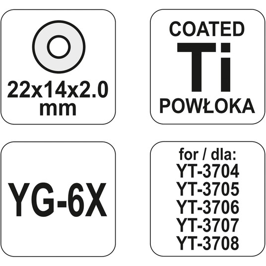 KÓŁKO TNĄCE WYMIENNE 22x14x2MM -zdjęcie numer 3