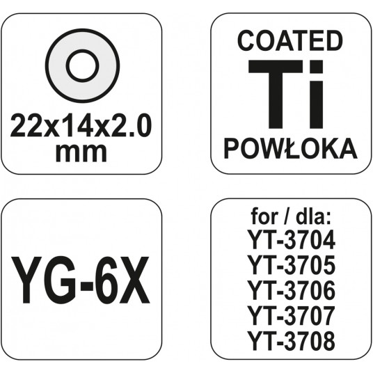 KÓŁKO TNĄCE WYMIENNE 22x14x2MM -zdjęcie numer 3