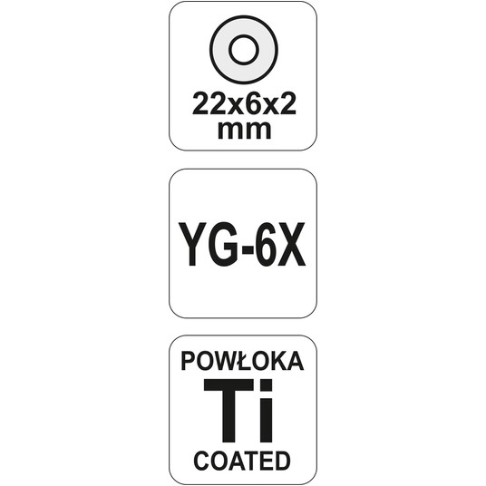 KÓŁKO TNĄCE Z UCHWYTEM 22x6x2MM -zdjęcie numer 3