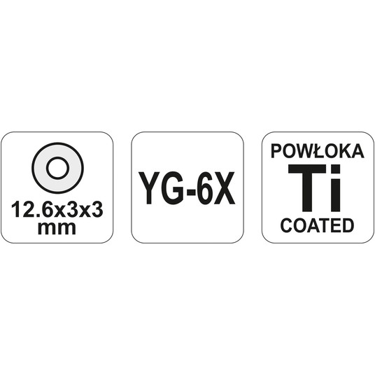 KÓŁKO TNĄCE ZE ŚRUBĄ 12,6x3x3MM -zdjęcie numer 3