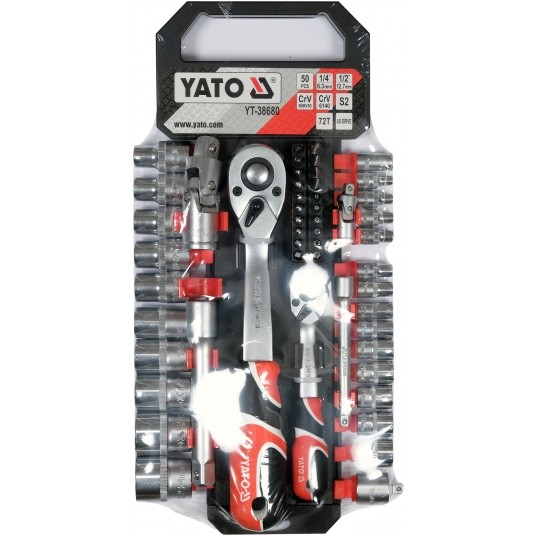 KOMPLET NASADEK Z AKCESORIAMI 1/4"; 1/2" -zdjęcie numer 4