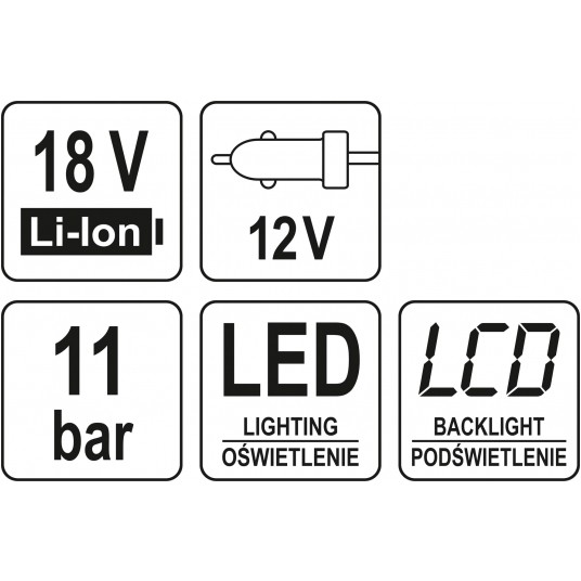 KOMPRESOR 18V 11 BAR 12 L/MIN - BODY -zdjęcie numer 10