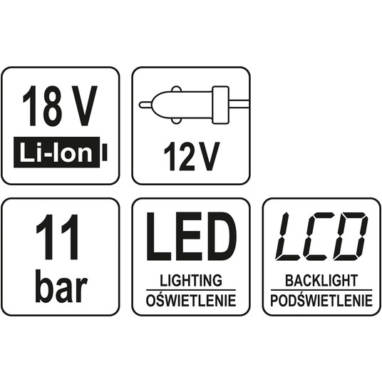 KOMPRESOR 18V 11 BAR 12 L/MIN - BODY -zdjęcie numer 10