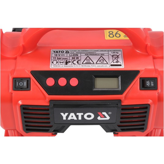 KOMPRESOR 18V 11 BAR 12 L/MIN - BODY -zdjęcie numer 5