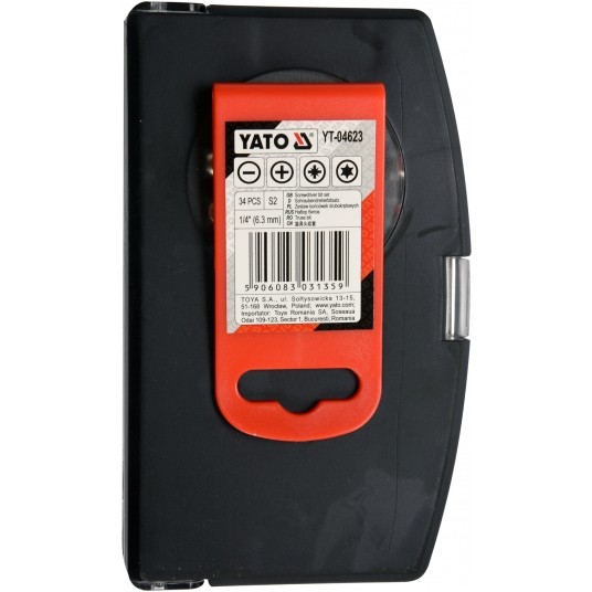 KOŃCÓWKI ŚRUBOKRĘTOWE I NASADKI 34 SZT. -zdjęcie numer 2