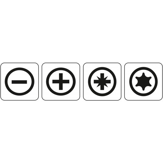 KOŃCÓWKI ŚRUBOKRĘTOWE I NASADKI 34 SZT. -zdjęcie numer 5