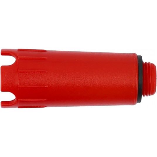 KOREK HYDRAULICZNY 1/2" CZERWONY -zdjęcie numer 3