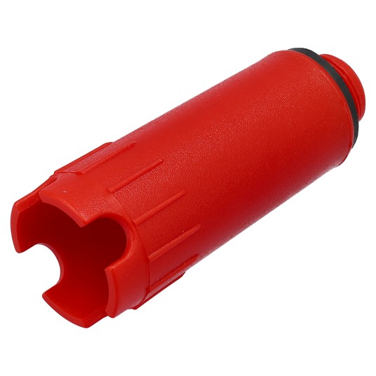 KOREK HYDRAULICZNY 1/2" CZERWONY -zdjęcie numer 1