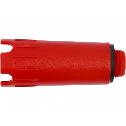 KOREK HYDRAULICZNY 1/2" CZERWONY -zdjęcie numer 3