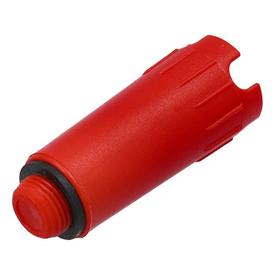 KOREK HYDRAULICZNY 1/2" CZERWONY -zdjęcie numer 2