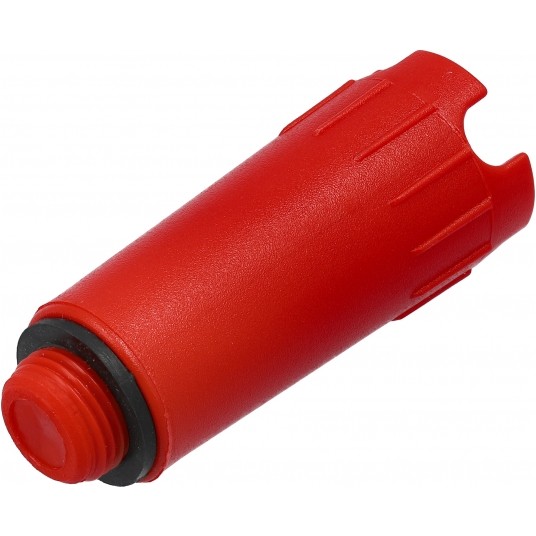 KOREK HYDRAULICZNY 1/2" CZERWONY -zdjęcie numer 2