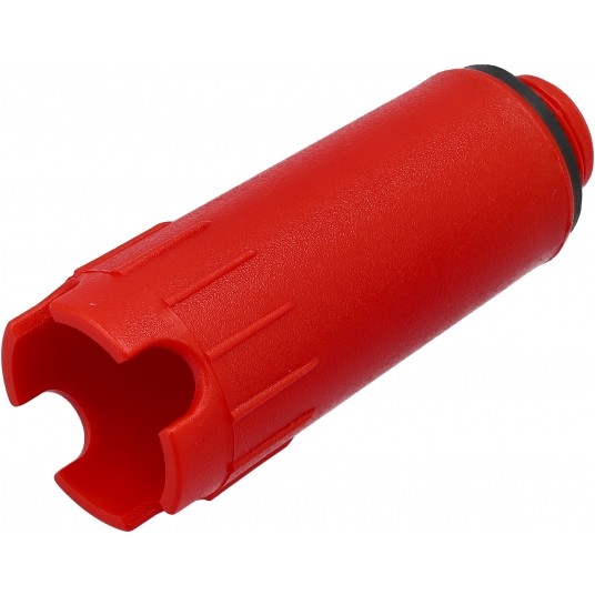 KOREK HYDRAULICZNY 1/2" CZERWONY -zdjęcie numer 1