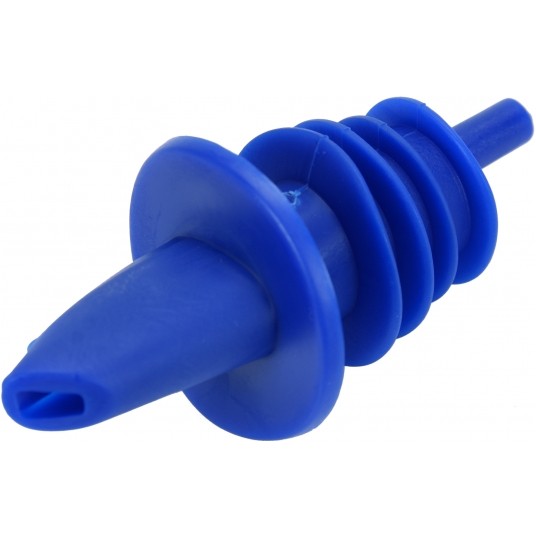 KOREK Z RURKĄ PLASTIKOWY NIEBIESKI -zdjęcie numer 3