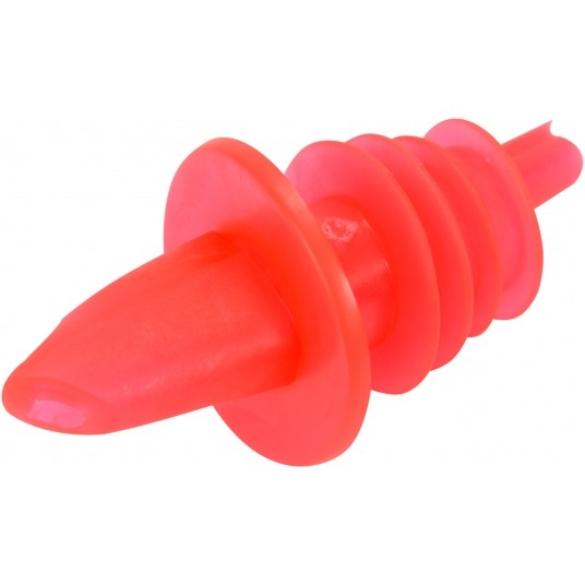 KOREK Z RURKĄ PLASTIKOWY RÓŻOWY -zdjęcie numer 2