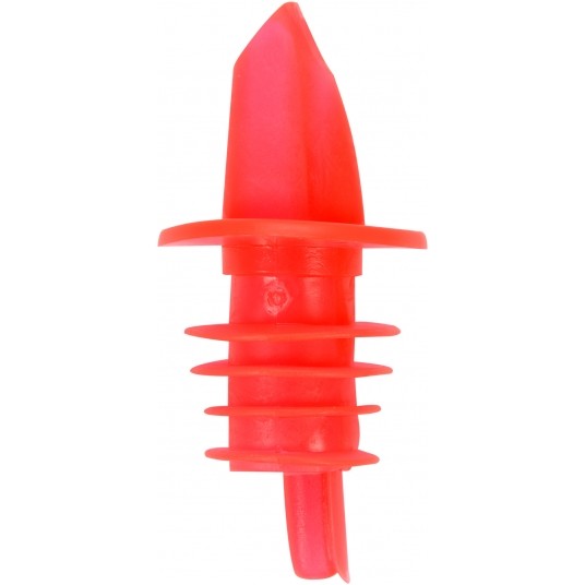 KOREK Z RURKĄ PLASTIKOWY RÓŻOWY -zdjęcie numer 1