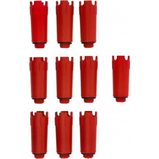 KORKI HYDRAULICZNE 1/2" CZERWONE 10SZT -zdjęcie numer 1