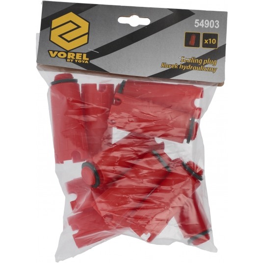 KORKI HYDRAULICZNE 1/2" CZERWONE 10SZT -zdjęcie numer 5