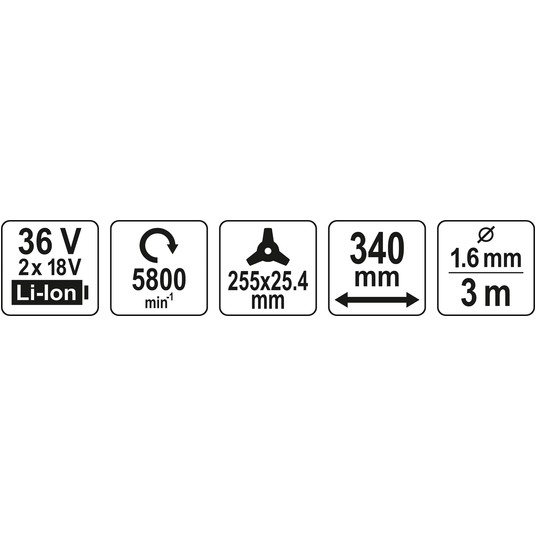KOSA BEZSZCZOTKOWA 36V - BODY -zdjęcie numer 8