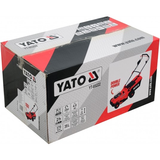 KOSIARKA 36V 37CM PODWÓJNA ŁAD. - 2X 4AH -zdjęcie numer 5