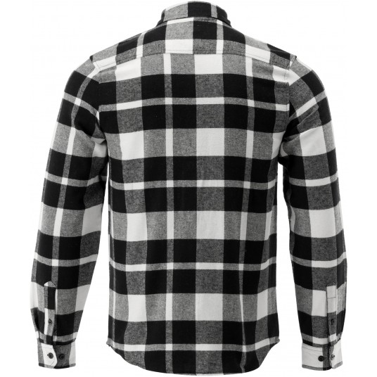 KOSZULA FLANELOWA BIAŁA R. S -zdjęcie numer 4