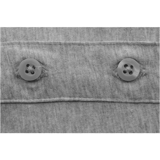 KOSZULKA POLO SOFT SZARY MELANŻ R. S -zdjęcie numer 4