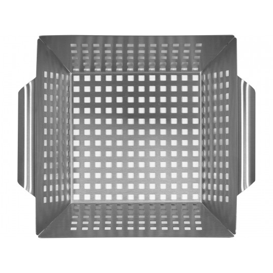 KOSZYK DO GRILLOWANIA, S/S, 26X22X7CM -zdjęcie numer 3