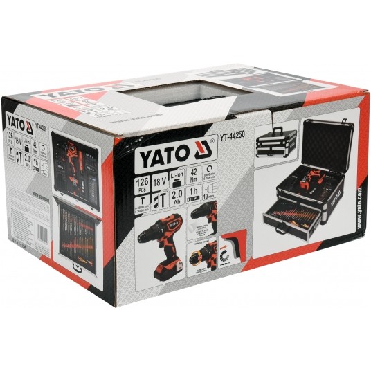 KPL.WIERTEŁ Z WKRĘTARKĄ 18V 2 AKU 126CZ. -zdjęcie numer 7