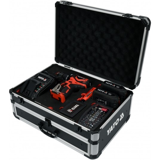 KPL.WIERTEŁ Z WKRĘTARKĄ 18V 2 AKU 126CZ. -zdjęcie numer 9