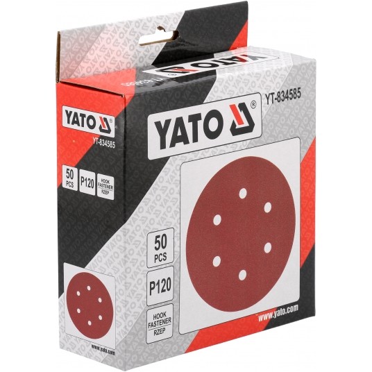 KRĄŻEK ŚCIE NA RZE 6 OT P120 150MM 50SZT -zdjęcie numer 3