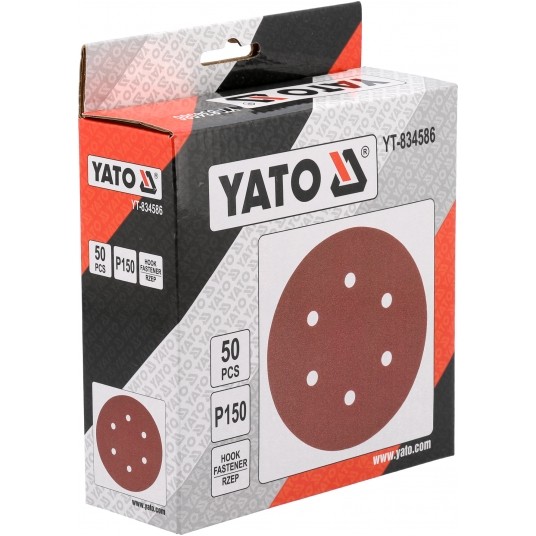 KRĄŻEK ŚCIE NA RZE 6 OT P150 150MM 50SZT -zdjęcie numer 3