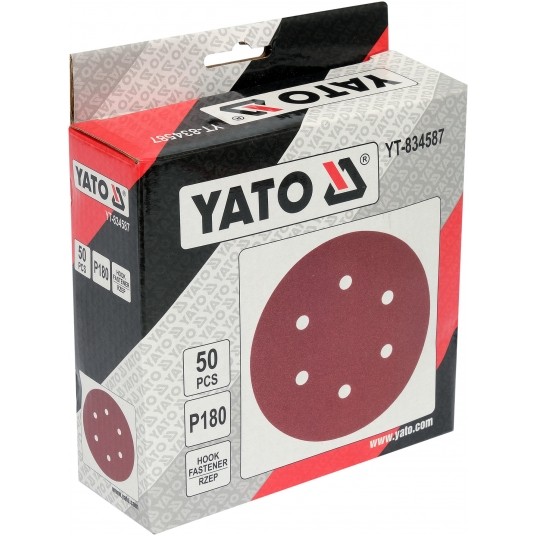 KRĄŻEK ŚCIE NA RZE 6 OT P180 150MM 50SZT -zdjęcie numer 3