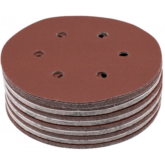 KRĄŻEK ŚCIE NA RZE 6 OT P220 150MM 50SZT -zdjęcie numer 1