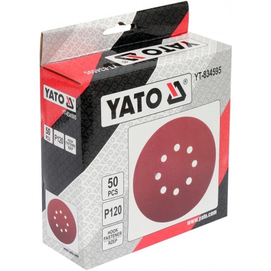 KRĄŻEK ŚCIE NA RZE 8 OT P120 150MM 50SZT -zdjęcie numer 3