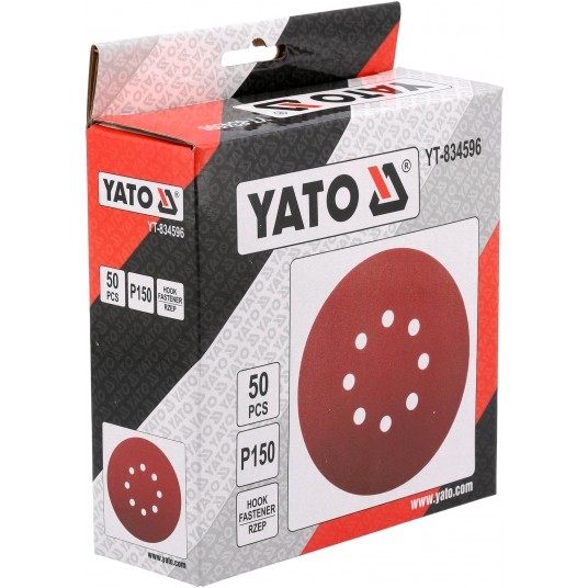 KRĄŻEK ŚCIE NA RZE 8 OT P150 150MM 50SZT -zdjęcie numer 3