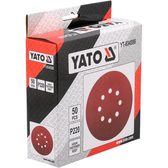 KRĄŻEK ŚCIE NA RZE 8 OT P220 150MM 50SZT -zdjęcie numer 3