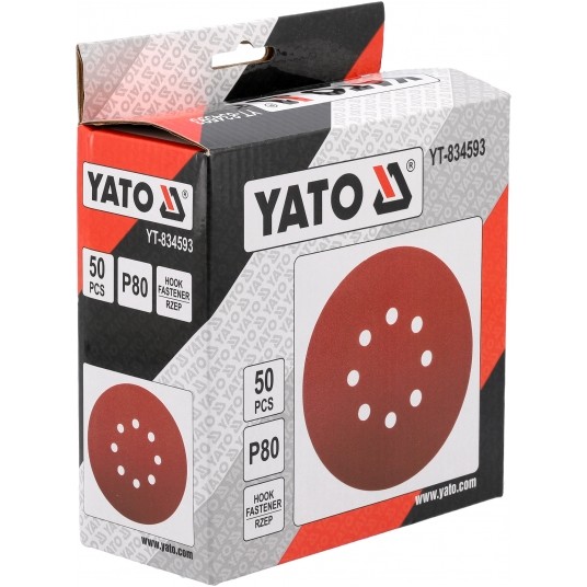 KRĄŻEK ŚCIE NA RZE 8 OT P80 150MM 50SZT -zdjęcie numer 3