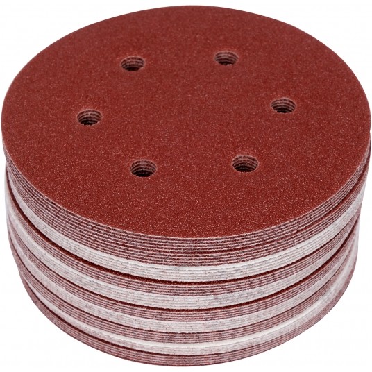 KRĄŻEK ŚCIE NA RZEP 6 OT P60 150MM 50SZT -zdjęcie numer 1