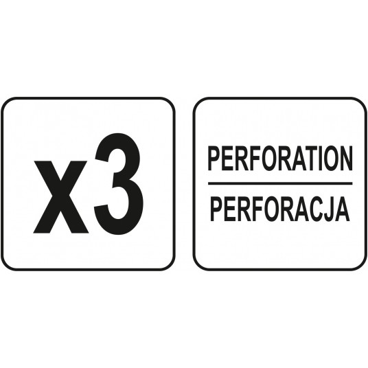 KRĄŻEK ŚCIERNY PERFOROWANY 225 3SZT P60 -zdjęcie numer 2
