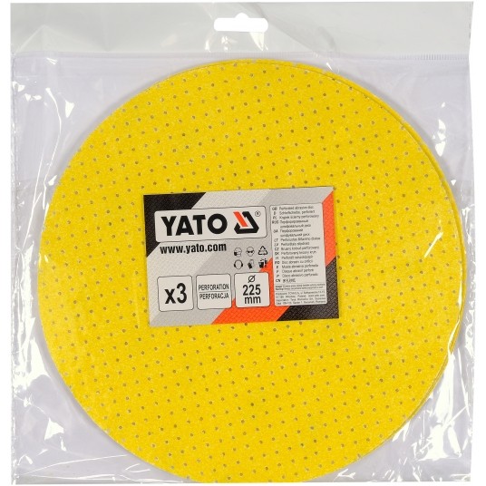 KRĄŻEK ŚCIERNY PERFOROWANY 225 3SZT P60 -zdjęcie numer 2