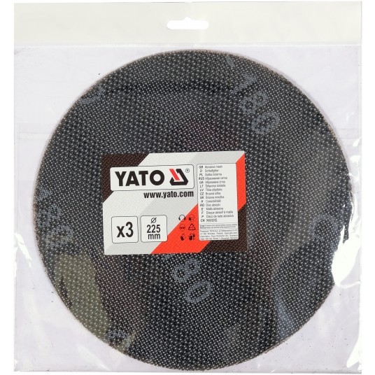 KRĄŻEK Z SIATKI ŚCIERNEJ 225 3SZT P180 -zdjęcie numer 2