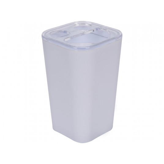 KUBEK NA SZCZOTECZKI CUBOID WHITE -zdjęcie numer 1