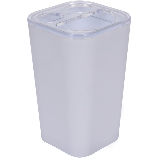 KUBEK NA SZCZOTECZKI CUBOID WHITE -zdjęcie numer 1