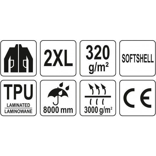 KURTKA SOFTSHELL CUMULUS R. 2XL -zdjęcie numer 2