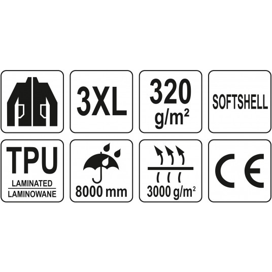 KURTKA SOFTSHELL CUMULUS R. 3XL -zdjęcie numer 2