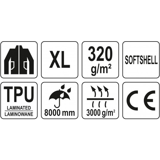 KURTKA SOFTSHELL CUMULUS R. XL -zdjęcie numer 2
