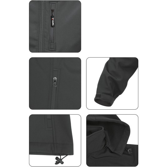 KURTKA SOFTSHELL Z KAP. OBSIDIAN R. 3XL -zdjęcie numer 2