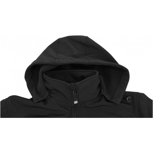 KURTKA SOFTSHELL Z KAP. OBSIDIAN R. L -zdjęcie numer 3