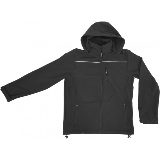 KURTKA SOFTSHELL Z KAP. OBSIDIAN R. L -zdjęcie numer 2