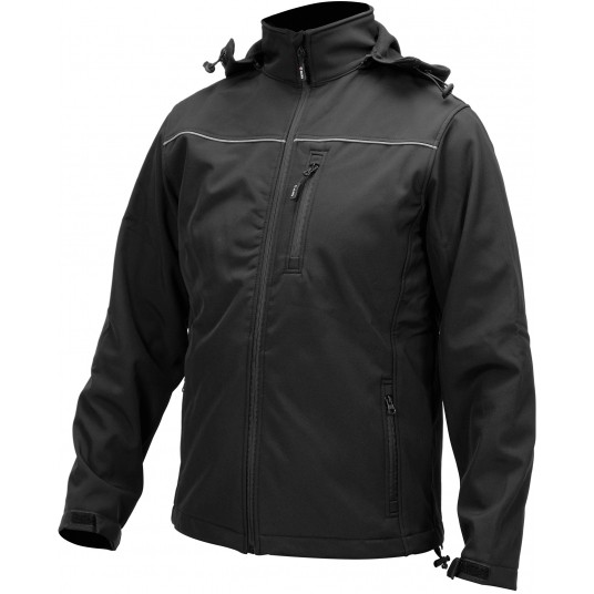 KURTKA SOFTSHELL Z KAP. OBSIDIAN R. S -zdjęcie numer 19