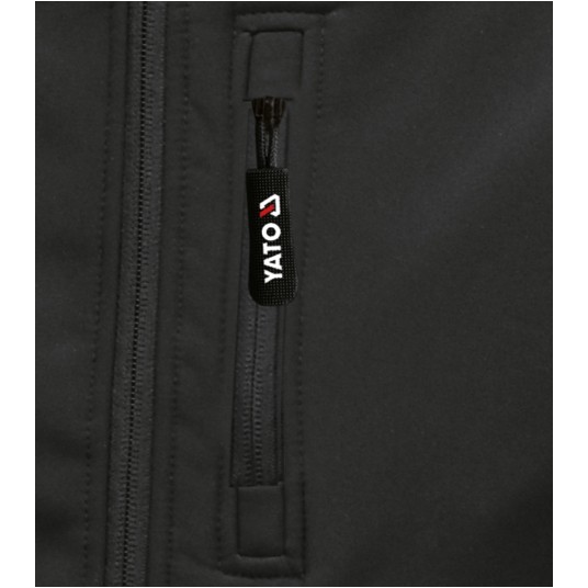 KURTKA SOFTSHELL Z KAP. OBSIDIAN R. S -zdjęcie numer 3